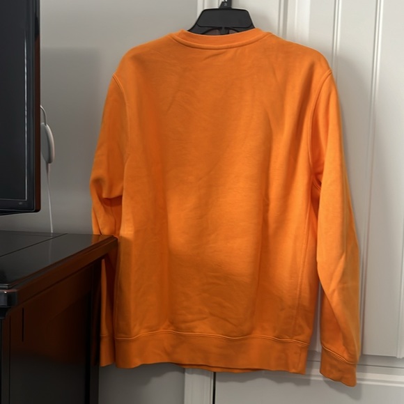 Nike crewneck sweatshirt. Orange. Size Small - Picture 5 of 5